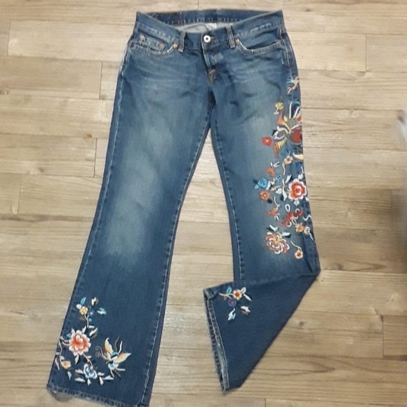 Lucky Brand Denim - LUCKY BRAND Lil Maggie embroidered jeans
